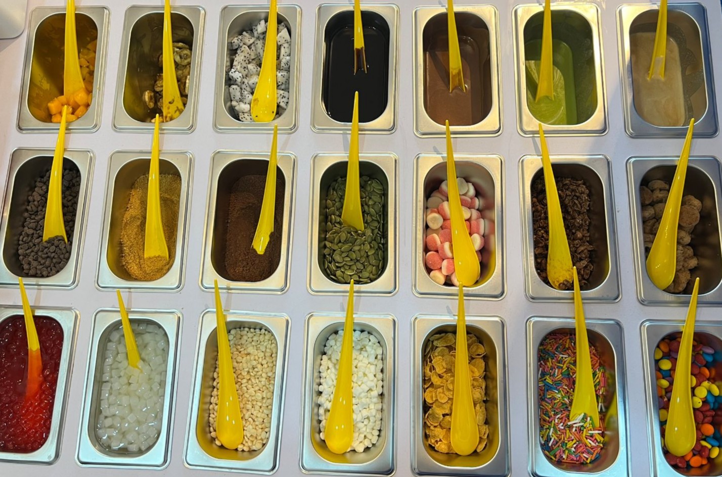Yobar toppings